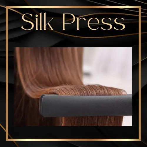 Silk Press: Damage-Free Smoothing & Styling HBL Hair Extensions Hair Service, Silk Press, Natural Hair