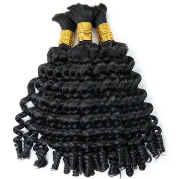 Spiral Curl Bulk Hair HBL Hair Extensions Bulk Hiar