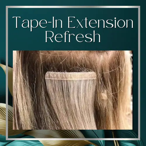 Tape-In Extension Refresh: Removal & New Installation HBL Hair Extensions Hair Service, Tape Extensions