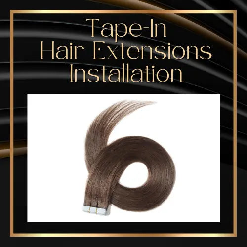 Tape-In Extension: Full or Partial Installation HBL Hair Extensions Hair Service, Tape Extensions
