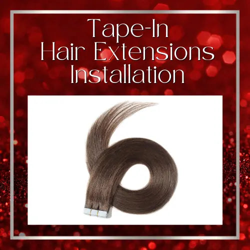 Tape-In Extension: Full or Partial Installation HBL Hair Extensions Hair Service, Tape Extensions
