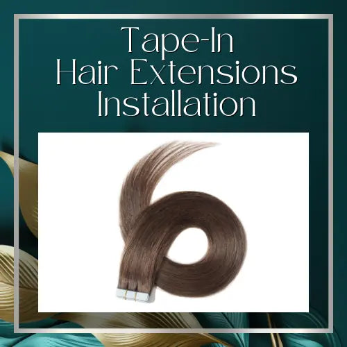Tape-In Extension: Full or Partial Installation HBL Hair Extensions Hair Service, Tape Extensions