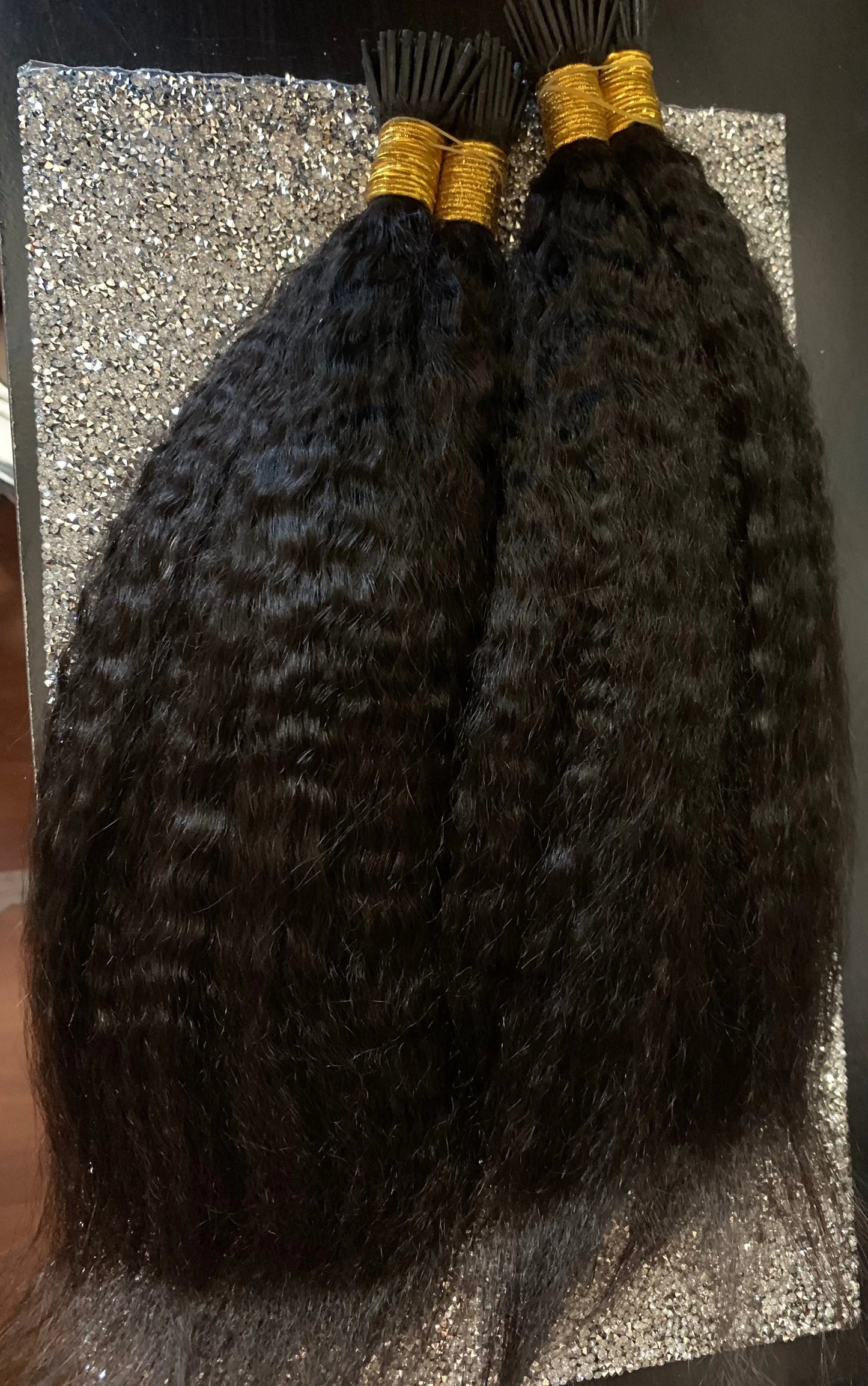 Thick Kinky Straight I Tip - HBL Hair Extensions