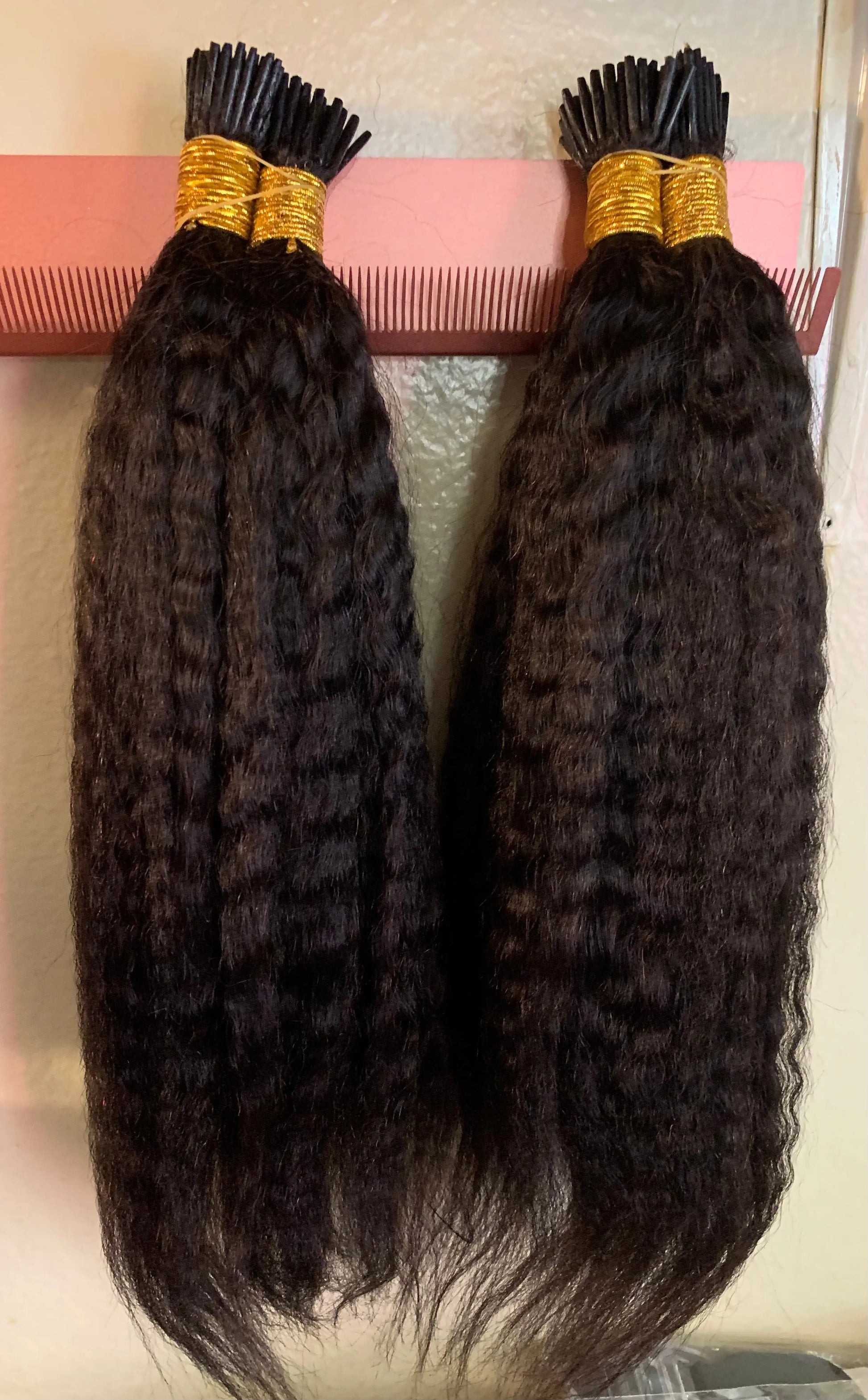 Thick Kinky Straight I Tip - HBL Hair Extensions