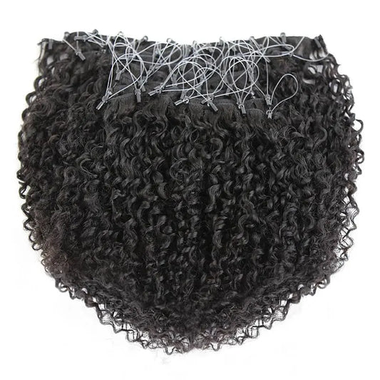 Tight Curly/ Multi-Textured Kinky Curly Micro Loop HBL Hair Extensions Microloop