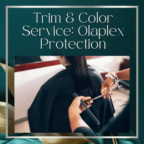 Trim & Color Service with Olaplex Protection HBL Hair Extensions Hair Service, Trim, Color Service