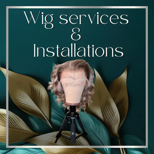 Wig Installation HBL Hair Extensions Hair Service, Wig Installation
