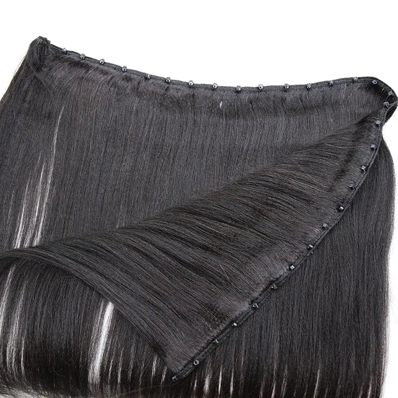 Yaki Straight Micro Weft Hair Extensions HBL Hair Extensions