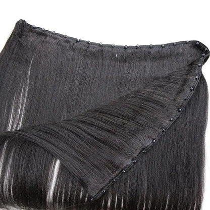 Yaki Straight Micro Weft Hair Extensions HBL Hair Extensions