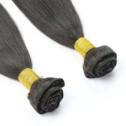 Yaki straight Micro Weft Hair Extensions - HBL Hair Extensions