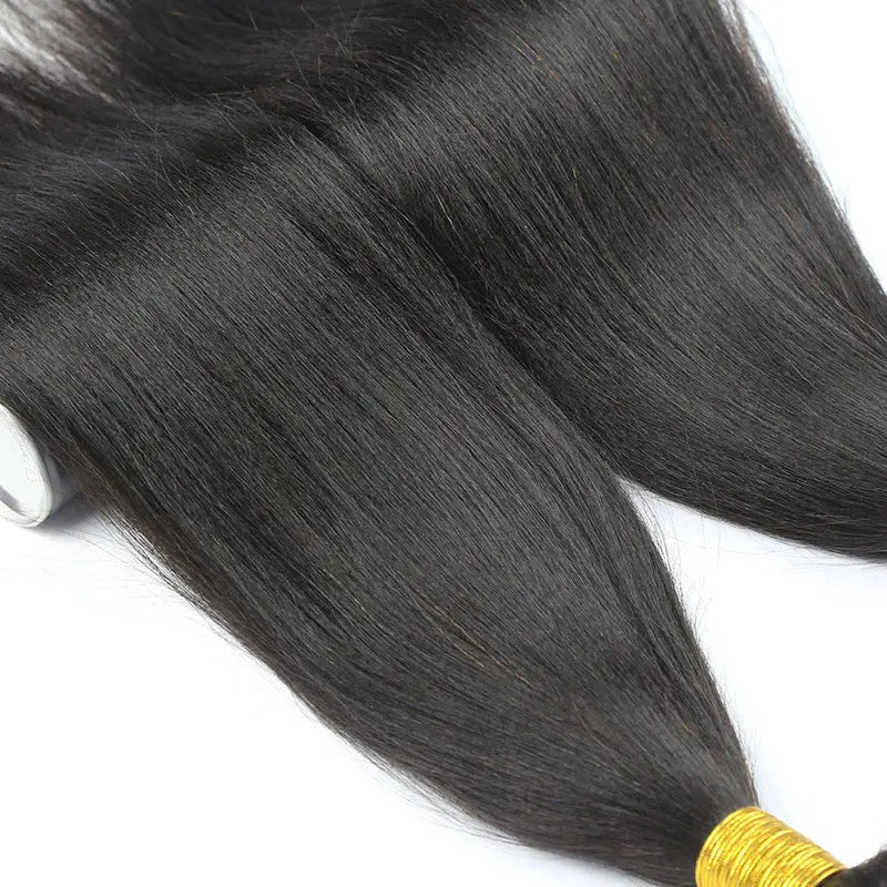 Yaki straight Micro Weft Hair Extensions - HBL Hair Extensions