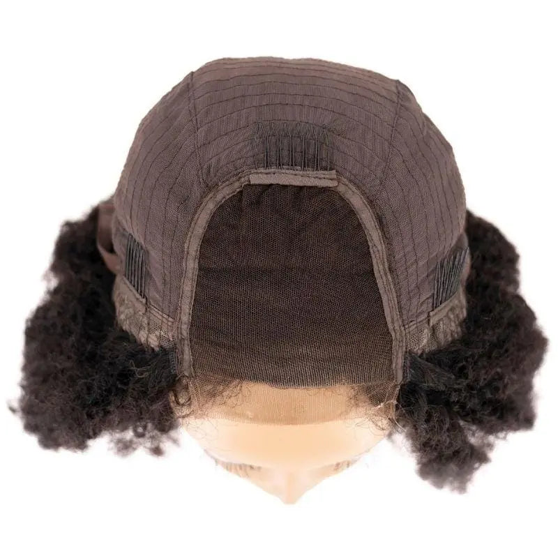 Afro Kinky 4x4 Transparent Closure Wig - HBL Hair Extensions