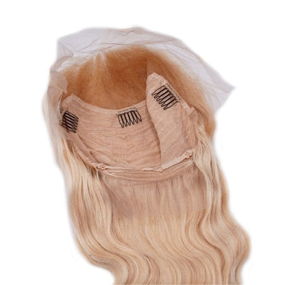 Blonde Body Wave 13x4 Transparent Lace Front Wig HBL Hair Extensions 