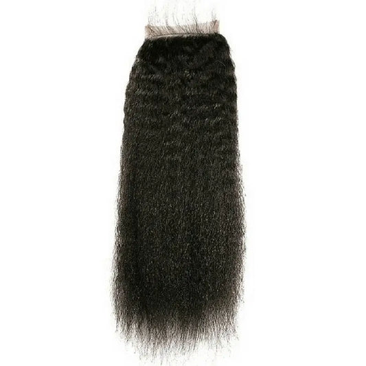 Brazilian Kinky Straight 4x4 Closure HBL Hair Extensions 