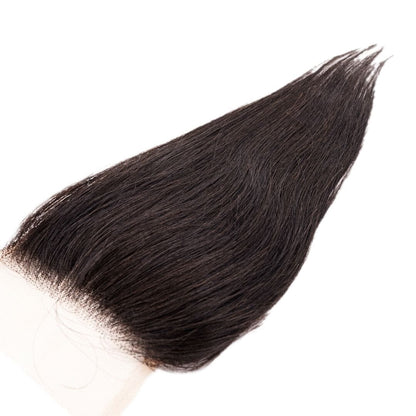 Brazilian Silky Straight 4x4 Transparent Closure HBL Hair Extensions 