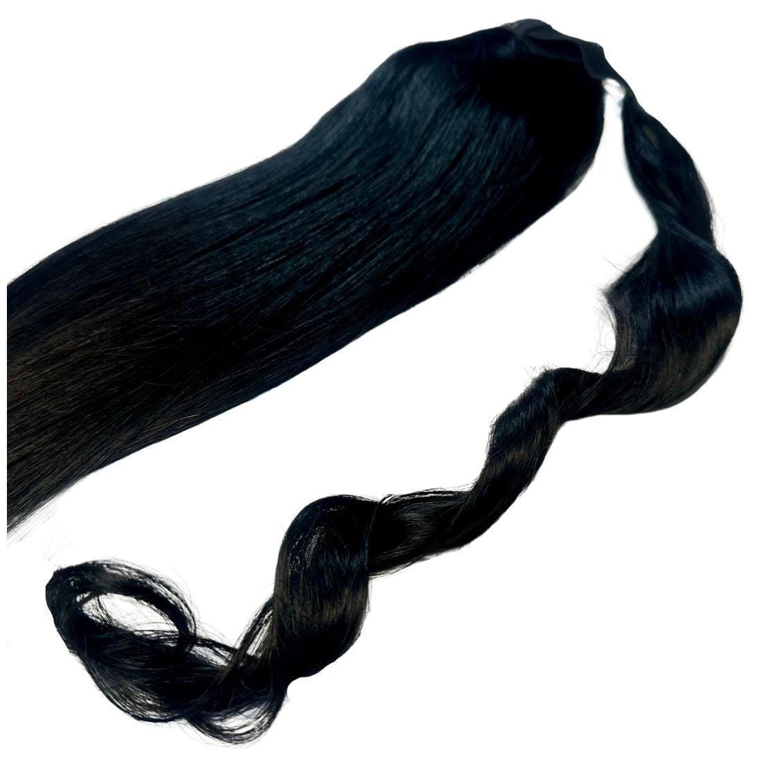 Jet Black Ponytail HBL Hair Extensions 