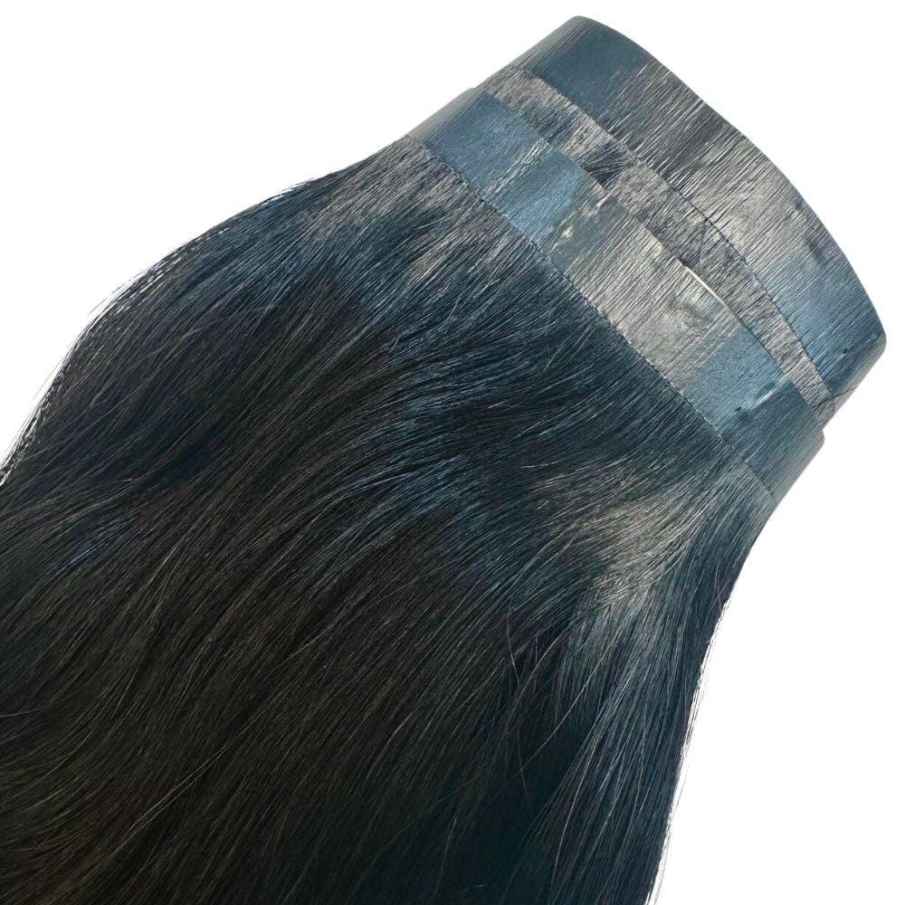 Jet Black Seamless Clip-In HBL Hair Extensions 