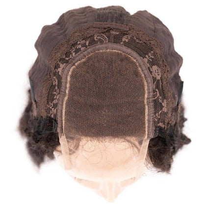 Kinky Curly 4x4 Transparent Closure Wig HBL Hair Extensions 