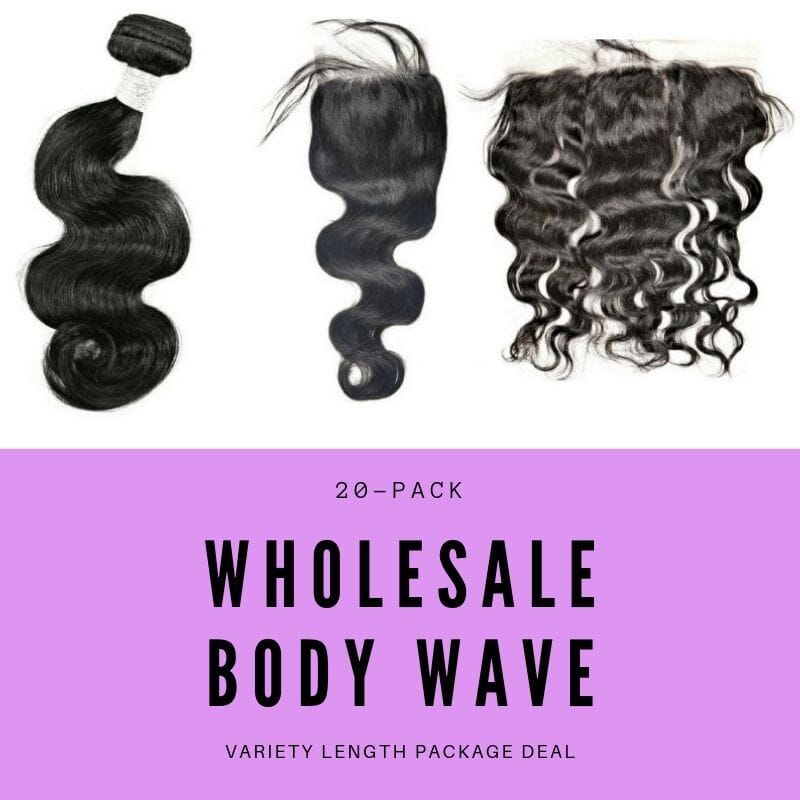 Malaysian Body Wave Variety Length Wholesale Package HBL Hair Extensions 