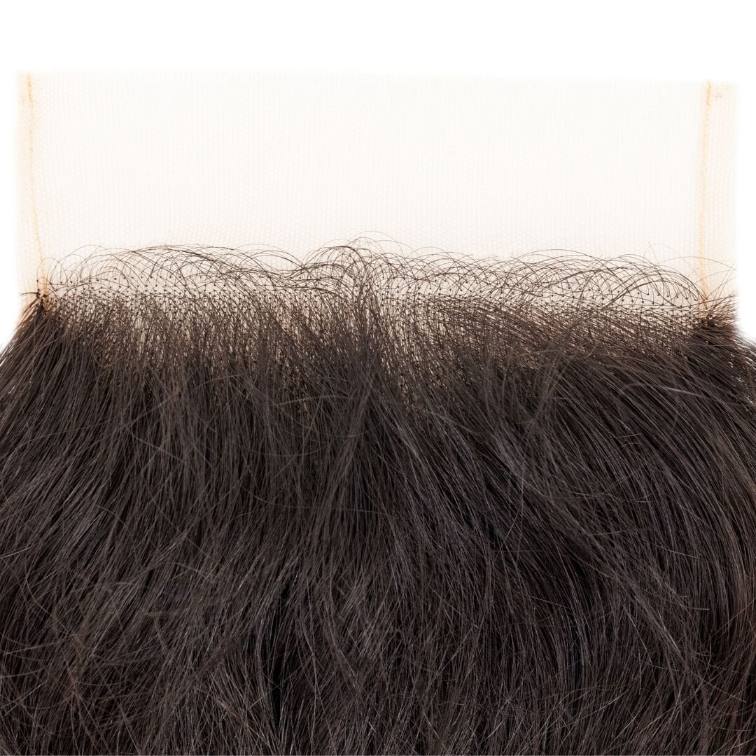 Raw Indian Wavy 4x4 Transparent Closure HBL Hair Extensions 