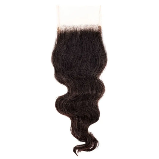 Raw Indian Wavy 4x4 Transparent Closure HBL Hair Extensions 