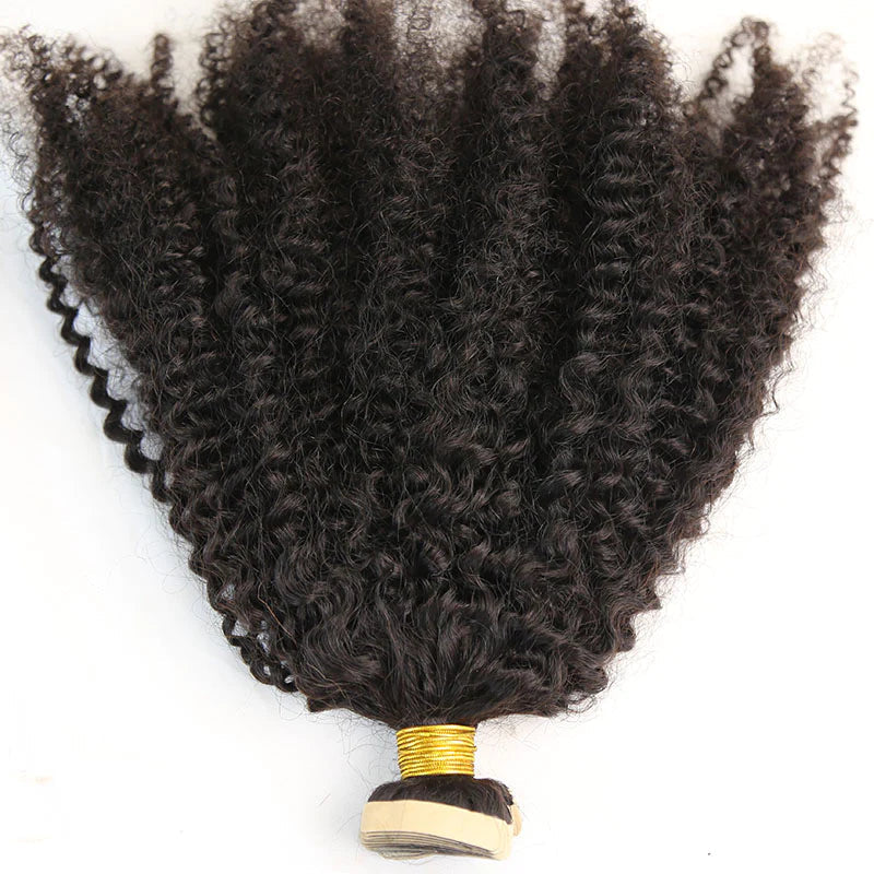 Afro Kinky Coily Tape In (for 4b and 4c textures) HBL Hair Extensions 