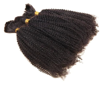 Afro Kinky Curly Bulk Hair HBL Hair Extensions 