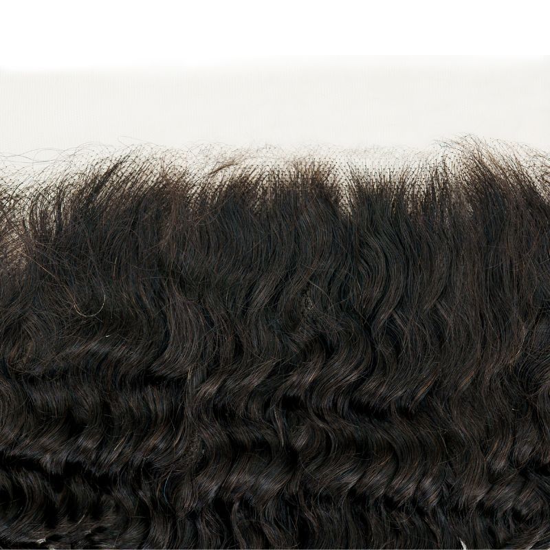 Brazilian Deep Wave HD 13"x6" Frontal HBL Hair Extensions 