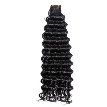 Deep Wave Tape In Extensions HBL Hair Extensions 16 