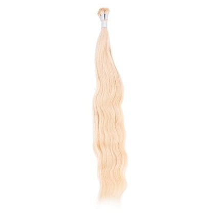 Indian Wavy Blonde I-Tip Extensions HBL Hair Extensions 