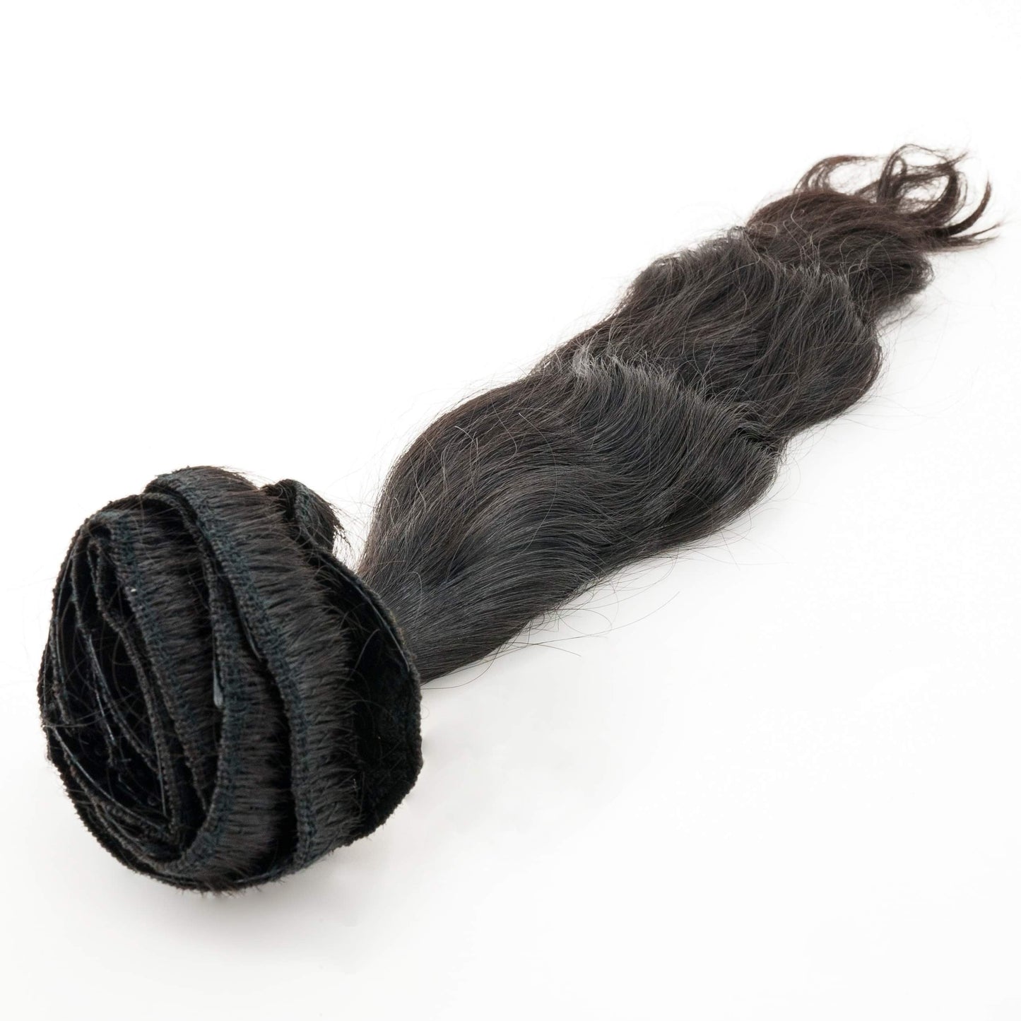 Indian Wavy Natural Black Clip-in Extensions HBL Hair Extensions 