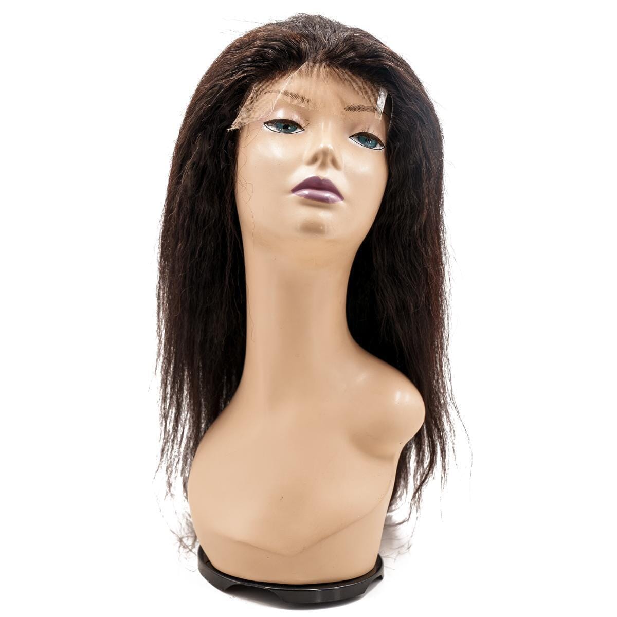 Kinky Straight Fine Mono Base Medical Wig HBL Hair Extensions 
