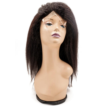 Kinky Straight Silicone Skin Medical Wig HBL Hair Extensions 