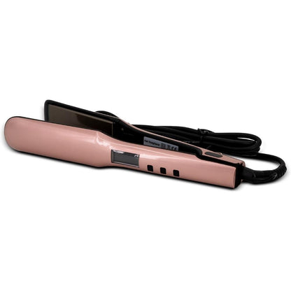 Pink Titanium Flat Iron 480 degrees Hair Straighteners HBL Hair Extensions 
