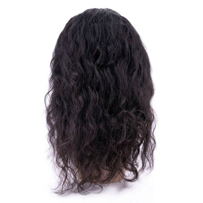 Raw Indian Curly Transparent Lace Front Wig HBL Hair Extensions 