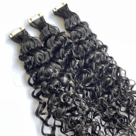 Raw Water Wave Tape In Extensions HBL Hair Extensions 14” 