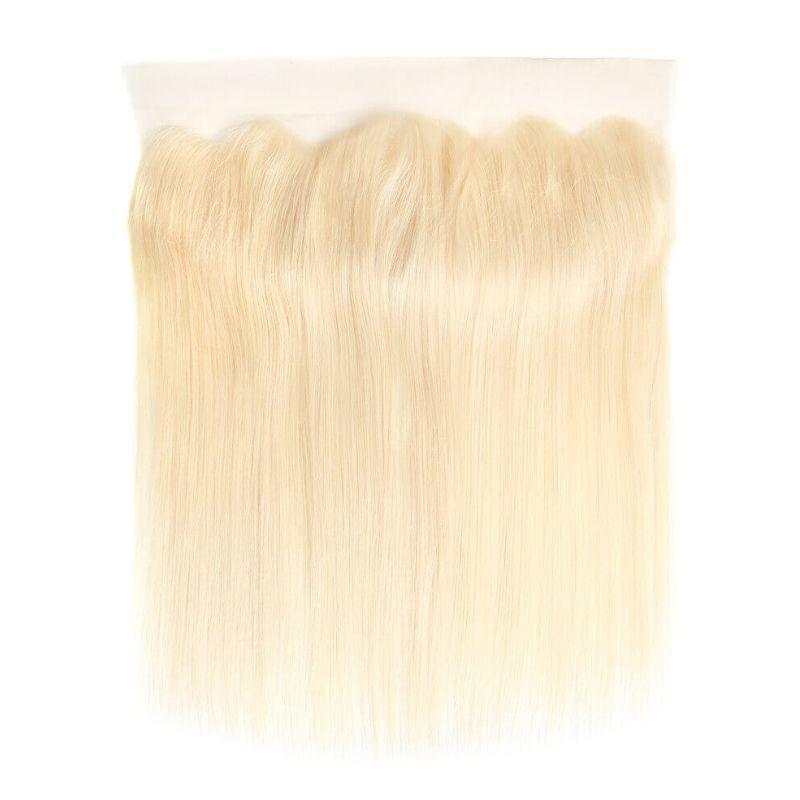 Russian Blonde Straight Lace Frontal HBL Hair Extensions 