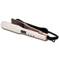 White and Pink Titanium Flat Iron 480 degrees Hair Straighteners HBL Hair Extensions 